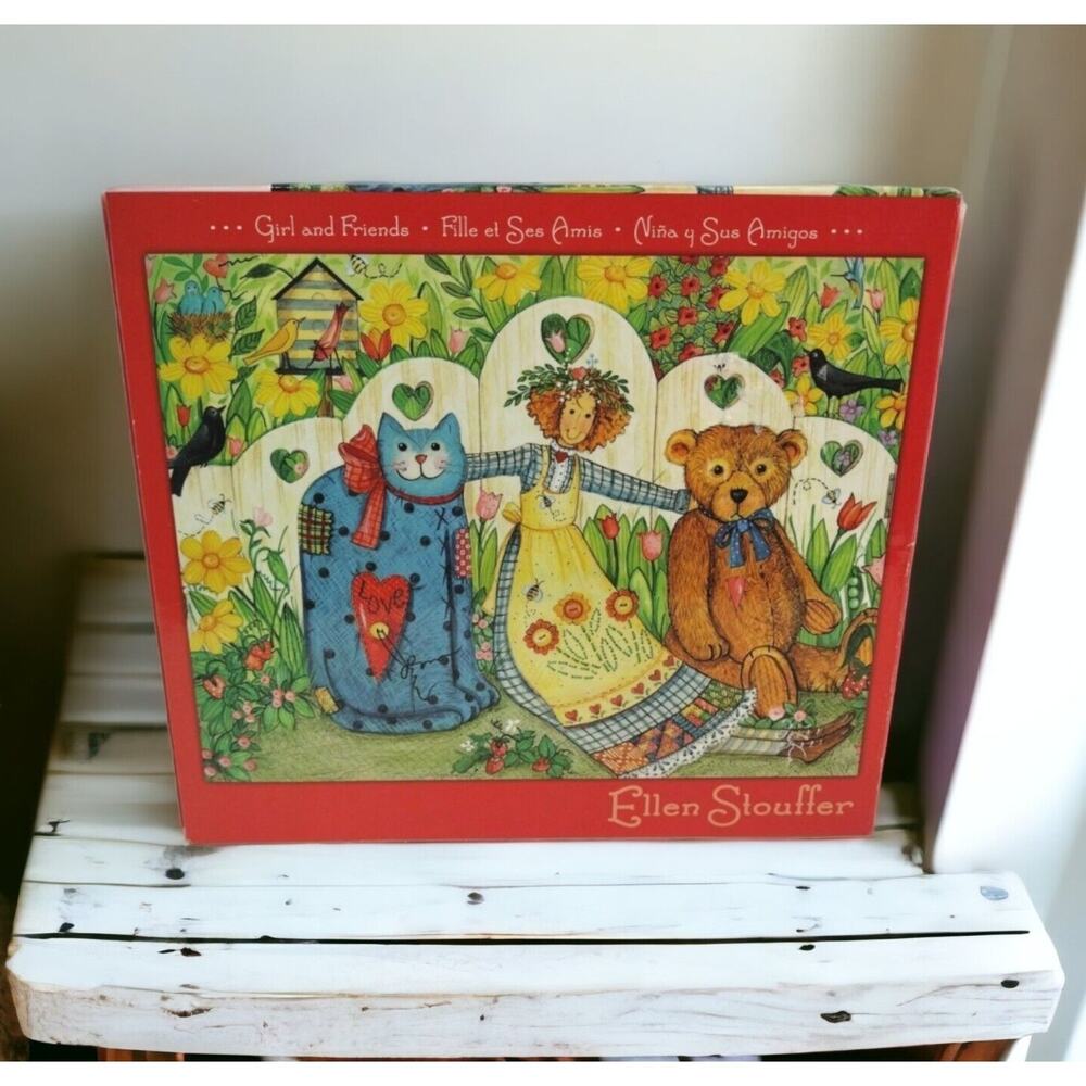 2013 Ceaco GIRL & FRIENDS by Ellen Stouffer, Series 2 550 Piece Puzzle COMPLETE
